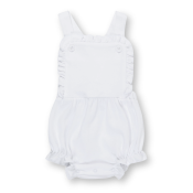 Blank Girl's Ruffled Vintage Style Sunsuit